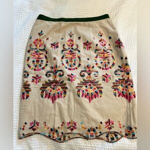 Corey Lynn Calter Anthropologie Embroidered Skirt - S. 4